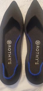 Rothy's Black Pointed Toe Shoes size US 9 EU 39.5